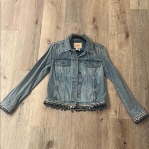 Paige Women's Blue Denim Jacket size xs